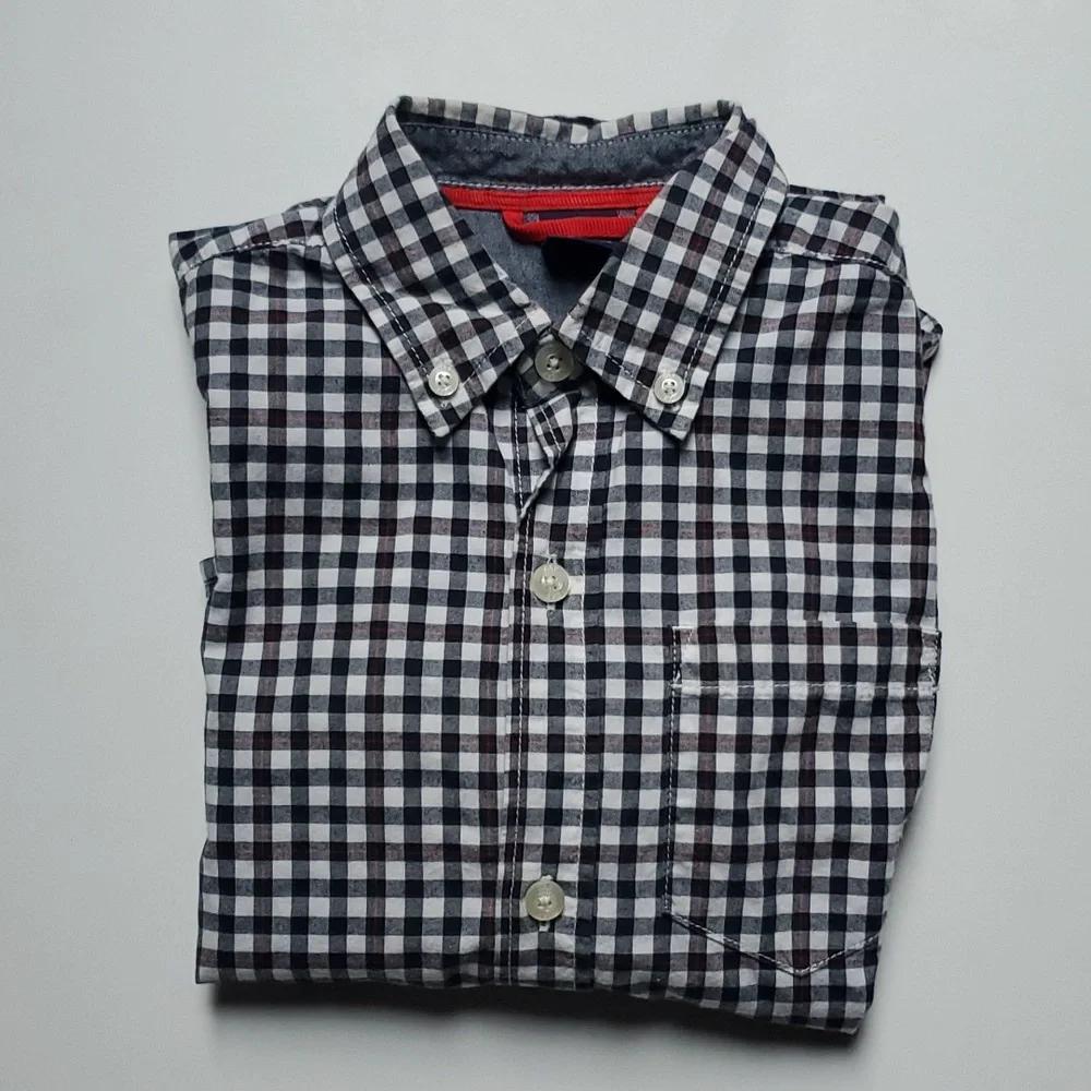 Gap Kids Poplin Longsleeve Button-Up Top-XS 4-5